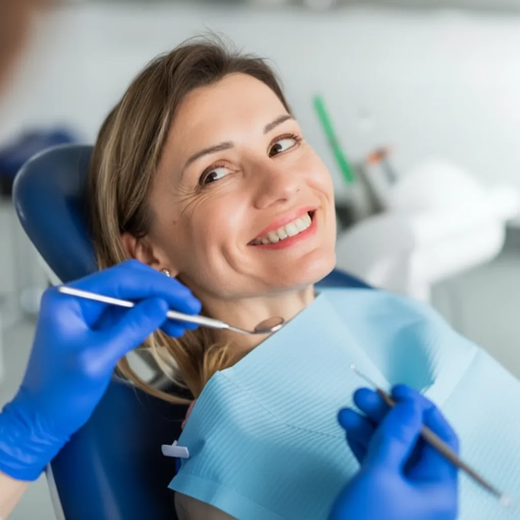 Paciente en consultorio dental