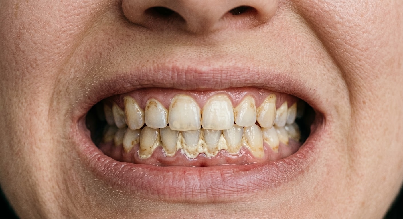 Zähne vor der Behandlung